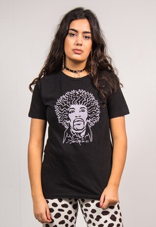 JIMI HENDRIX BLACK SHORT SLEEVE T-SHIRT