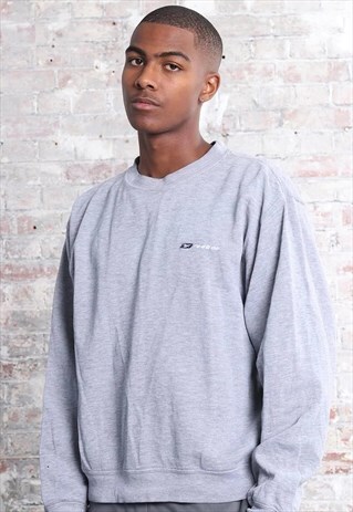 VINTAGE REEBOK LOGO SWEATSHIRT GREY