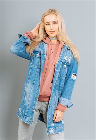 APOLLO NIBBLED HOODIE IN SOFT ROSE
