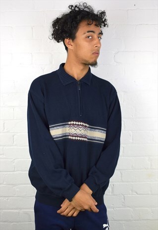 VINTAGE 90'S 1/4 ZIP SWEATSHIRT