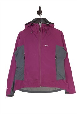 Women's Rab Baltoro Alpine Jacket Soft Shell Pink Size UK 16