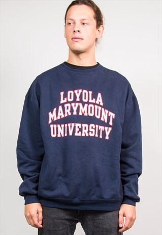 CHAMPION 90'S VINTAGE USA COLLEGE SWEATSHIRT LOYOLA