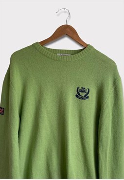 Vintage Lonsdale Embroidered Wool Sweater
