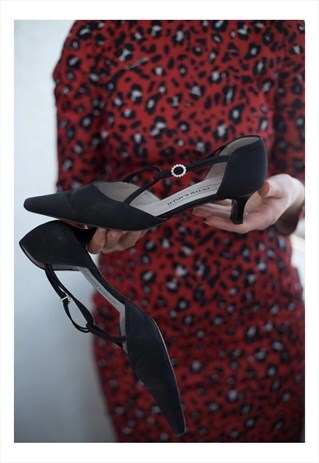 VINTAGE 80'S REVIVAL BLACK PETER KAISER SHOES