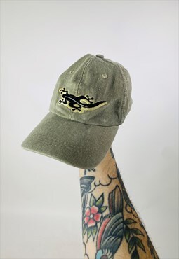 Vintage 90s Y2K Gecko Embroidered Baseball Cap