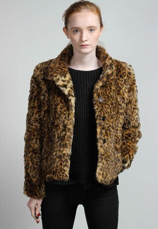 VINTAGE FAUX FUR JACKET