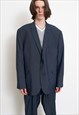 VINTAGE 90S TWO-PIECE SET SUIT NAVY