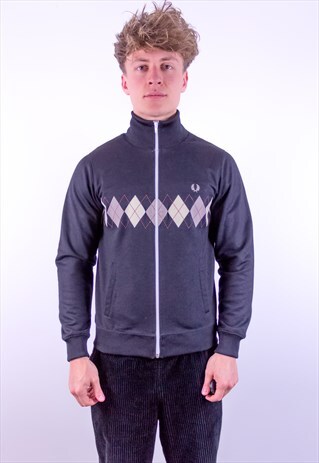VINTAGE FRED PERRY JACKET IN BLACK