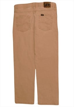 Lee 90's Straight Leg Baggy Trousers / Pants 30 Tan Brown