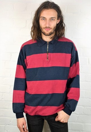 VINTAGE 90'S 1/4 ZIP SPORT SWEATSHIRT