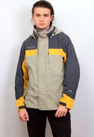 COLUMBIA VINTAGE WATERPROOF WINDBREAKER JACKET