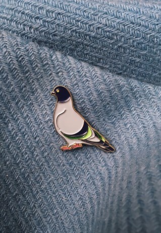 ENAMEL PIN PIGEON