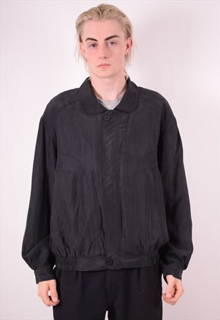 MENS VINTAGE JACKET XXL BLACK 90S