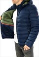 FILA PUFFER JACKET WITH HOOD IN NAVY BLUE SIZE LARGE