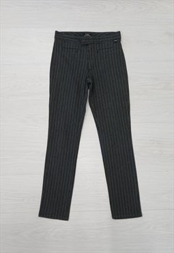 80's Vintage Guess Trousers Blue Multi Striped