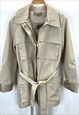 Kzell Belted jacket in Beige