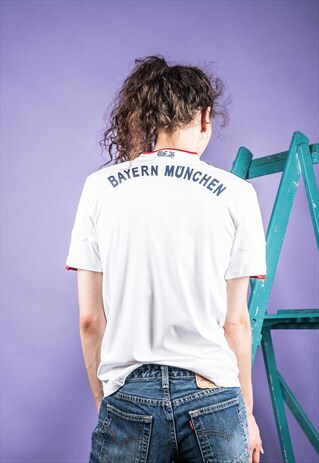 VINTAGE 1990S WHITE AND GREY ADIDAS FOOTBALL SHIRT