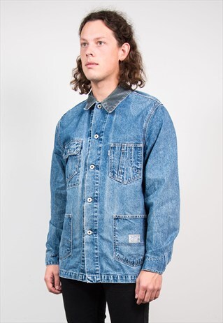 VINTAGE 90'S LEVI'S DENIM CHORE JACKET