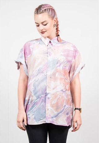 VINTAGE 90'S FESTIVAL SHORT SLEEVE SHIRT