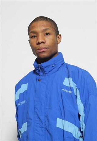 VINTAGE ADIDAS TRACK JACKET BLUE