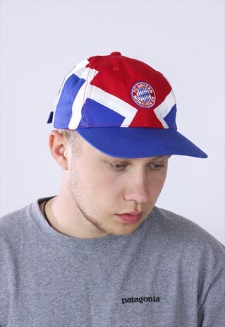 80S VINTAGE MENS ADIDAS BAYERN MUNCHEN MUNICH LOGO CAP