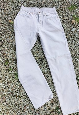 Vintage 90's  Dad Fit Cream Levi Jeans 