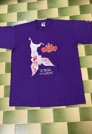 VINTAGE 90S 1997 DISNEY ANASTASIA BARTOK MOVIE PROMO T-SHIRT