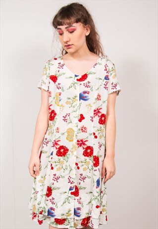 VINTAGE 90'S FLORAL DRESS