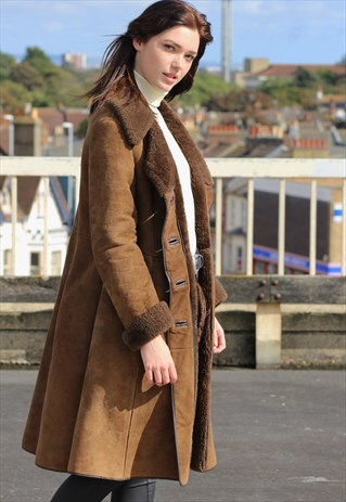VINTAGE // SHEEPSKIN SUEDE // COAT