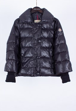 Vintage Moncler Down Ski Jacket Black Puffer