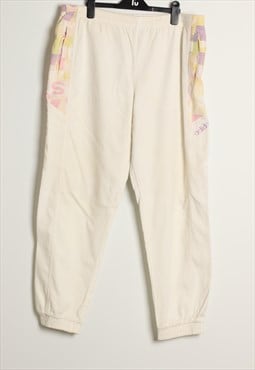 Vintage Adidas Sports Script Pants White