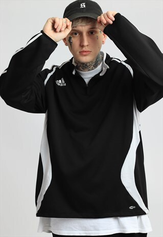 VINTAGE ADIDAS 1/4 ZIP SPORT SWEATSHIRT