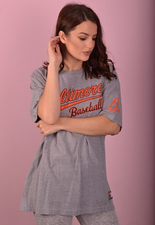 GREY NIKE BASEBALL T-SHIRT GBT4111