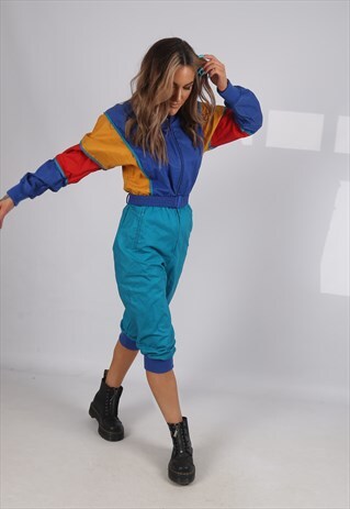 RARE 1980'S ARIBA TRACKSUIT ALL IN ONE UK 8 - 10 (95AD)