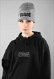 Misery Worldwide Graffiti Throw Up Y2K Beanie Heather Grey