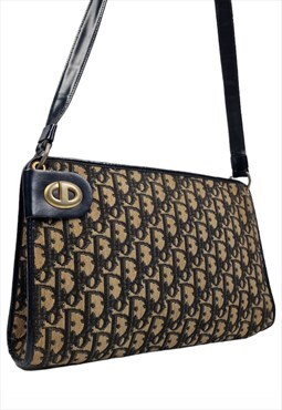 Vintage CD Dior Oblique monogram Bag, Brown