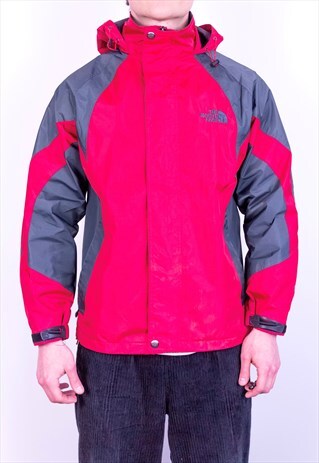 VINTAGE THE NORTH FACE GORE-TEX JACKET IN RED MEDIUM