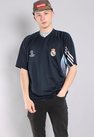 VINTAGE ADIDAS REAL MADRID FOOTBALL T-SHIRT