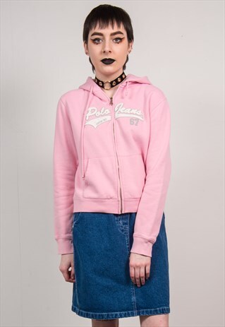 Y2K RALPH LAUREN BABY PINK TRACKSUIT JACKET