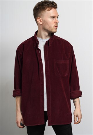 VINTAGE CORDUROY SHIRT PURPLE