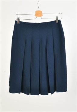 Vintage 00s pleated skirt in navy