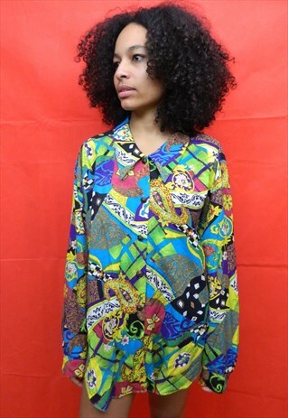 VINTAGE MULI PRINT BLOUSE