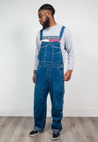 GAP BLUE DENIM DUNGAREES