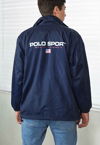 RARE VINTAGE POLO SPORT RALPH LAUREN JACKET LOGO 90S XL 21.9