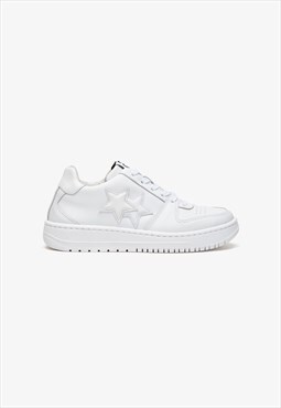 Trainer king low total leather white