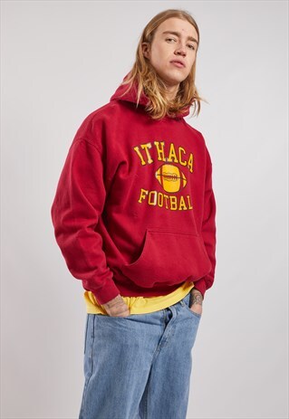 VINTAGE ITHIA FOOTBALL HOODIE