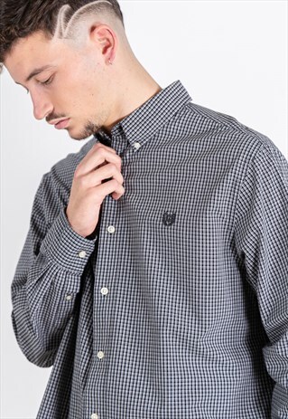 VINTAGE 80S CHAPS SHIRT BY POLO RALPH LAUREN / S9366