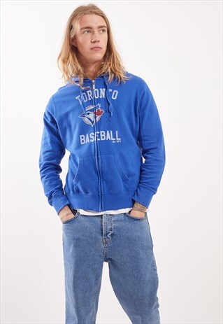 VINTAGE TORONTO BLUE JAYS ZIP-UP HOODIE