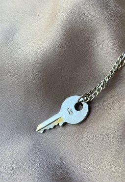 Authentic Christian Dior Key - Upcylced Necklace