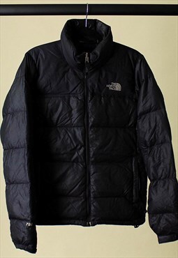 Vintage 90s The North Face Puffer Jacket in Black